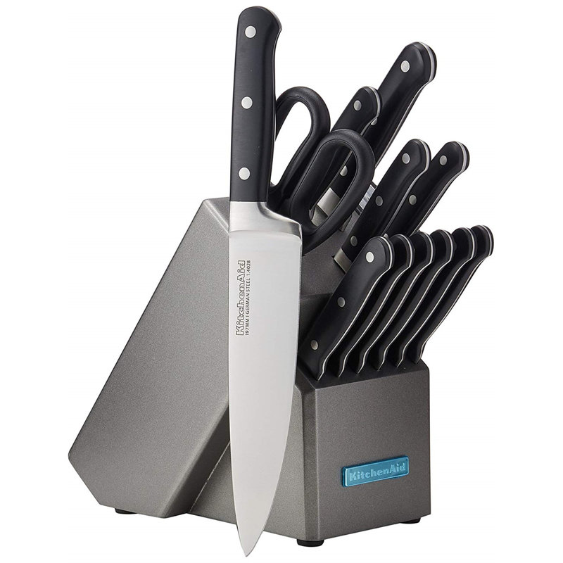KitchenAid Classic 14 Piece Triple Rivet Knife Set & Reviews